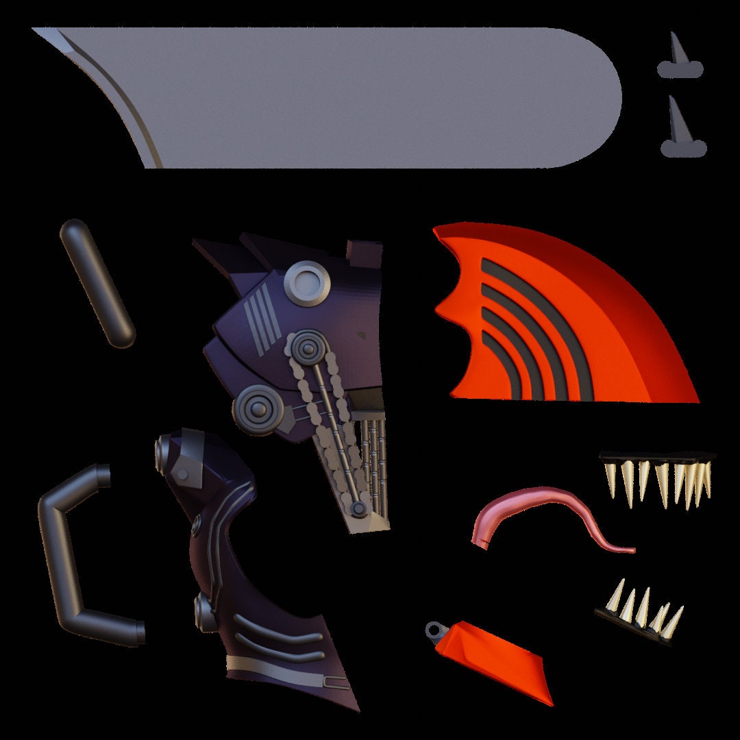 Chainsaw Man Helmet 3D Printable Model Etsy