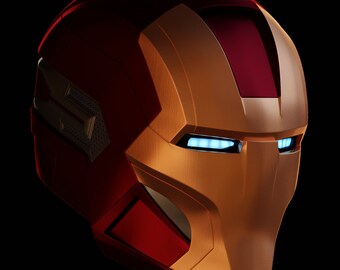 ヘルメット アイアンマン マーク３スタークインダストリーズ アイアンマン マーク 3 ヘルメット 3D プリント可能モデル (内部