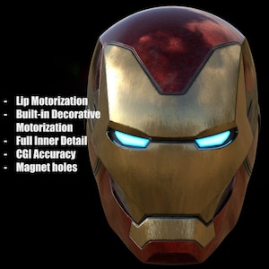 Ironman Mark 85 Helmet 3D Printable Model with Interior Details