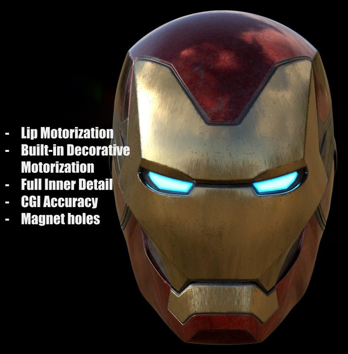 Free STL file Iron Man Helmet 👨・3D printer model to download・Cults