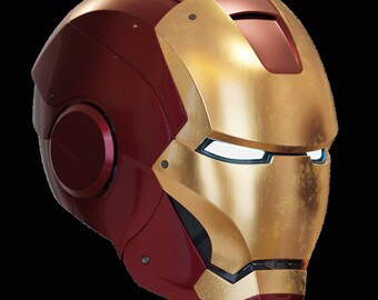 アイアンマン マーク 7 および 8 ヘルメット 3D プリント可能モデル