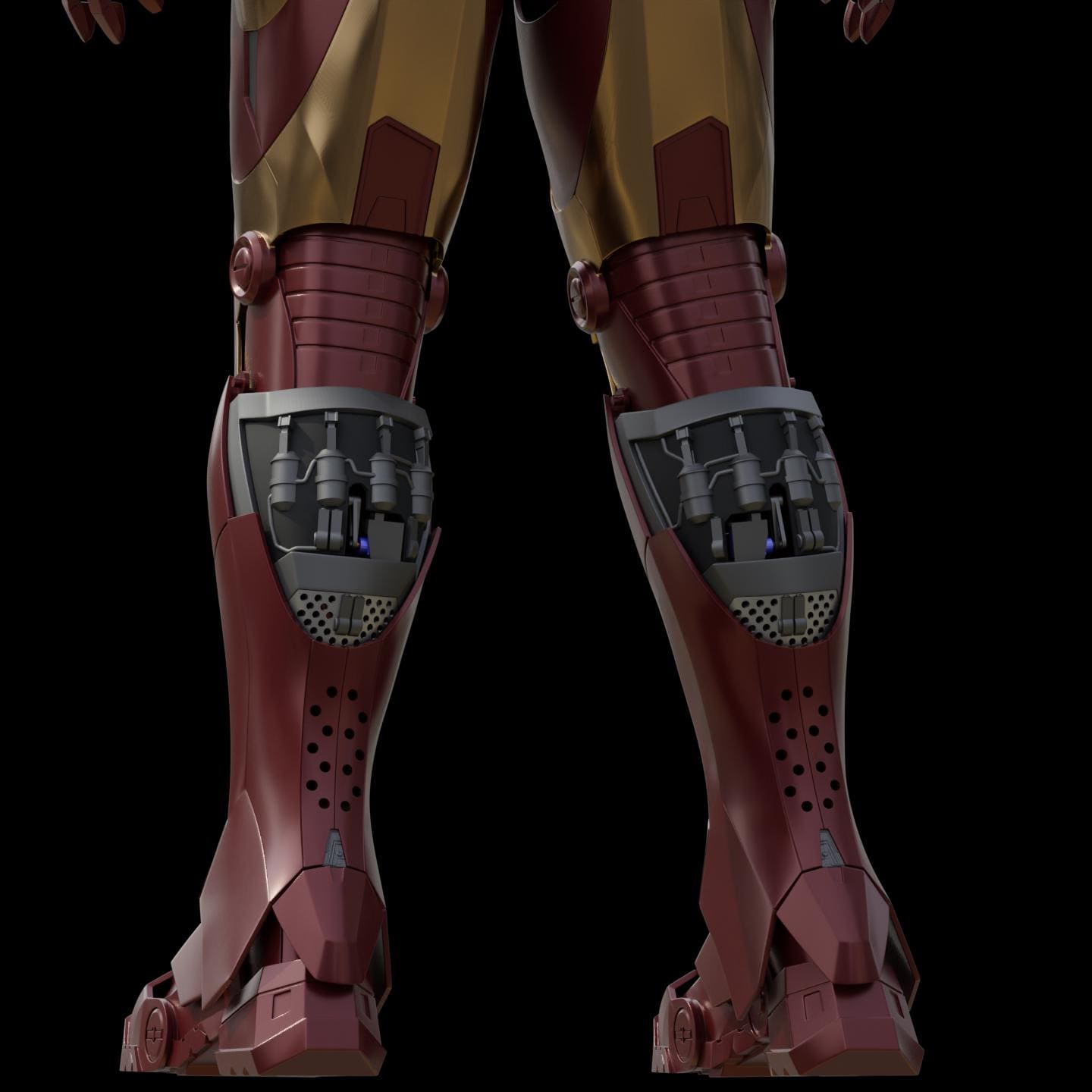 Walsh3d Ironman Mark 3 Suit With Motorization and Inner Details 3D ...