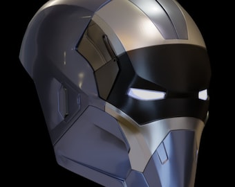 Ironman Mark 40 Shotgun Helmet 3D Print Model with Inner Detail