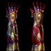 Normal and Battle Damaged Ironman Mark 85 Infinity Gauntlet 3D Print Model 