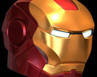 Modèle imprimable en 3D du casque Ironman jouet
