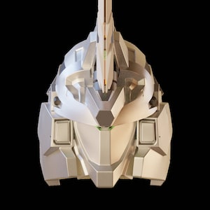 Gundam RX-0 Unicorn Helmet 3D Model - Etsy
