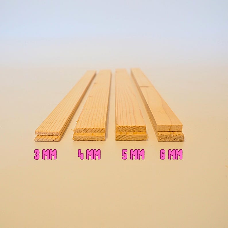 Thickness rods for pottery - Ceramic tools - Clay slabs shaping image 1