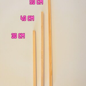 Thickness rods for pottery - Ceramic tools - Clay slabs shaping image 2