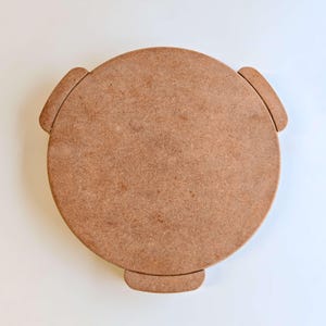 Disco in legno massello - Tornitura della ceramica e della ceramica