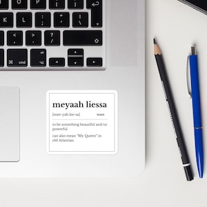 Sticker pavot Meyaah Liessa FBAA | Stickers haute opacité dus au sang et aux cendres | Idée cadeau papeterie Booktok | Produits dérivés livresques épicés
