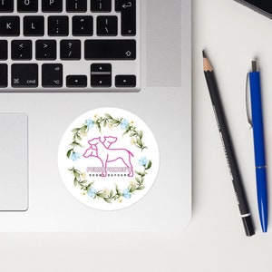 Überlieferung Olympus Persephone's Doggy Daycare Aufkleber | Überlieferung Olympus Stickers | Griechische Mythologie Schreibwaren und Kunstdrucke | Niedliche Vinyl Aufkleber