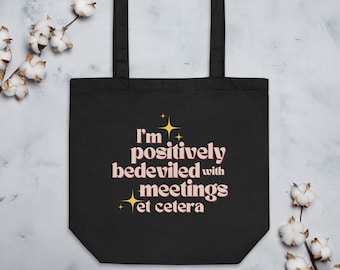 Schitt's Creek Moira Rose Einkaufstasche - TV-Serie Bekleidung, umweltfreundliche Farmers Market Bag