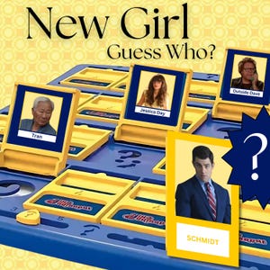 New Girl Indovina chi? Carte personaggio scaricabili digitalmente, gioco da tavolo New Girl a stampa istantanea, idea regalo, Jess Day, Nick Miller, Schmidt, Winston