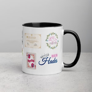 Lore Olympus Sticker Mug, Hades and Persephone Gift Idea, Underworld Con 96 Sweater, Greek Mythology Sticker Design, Gods and Goddesses