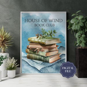 House of Wind ACOTAR Digital Download Poster Print - A Court of Thorns and Roses Instant Download Art Print, Booktok Bookish Lover Gifts