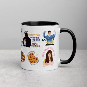 New Girl Sticker Mug, Coffee and Tea Mug for New Girl Fans, Schmidt 29 Birthday Sticker, Nick Miller Quote, Winston Bishop, Jessica Day