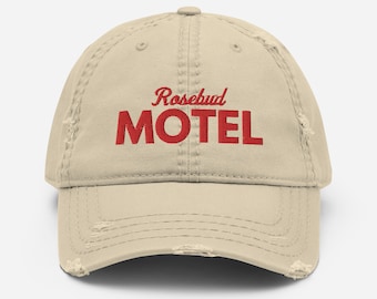 Schitts Creek Rosebud Motel Baseball Cap Embroidered Hat Design For Schitts Creek Fan David Rose Moira Rose Alexis Rose Johnny Rose