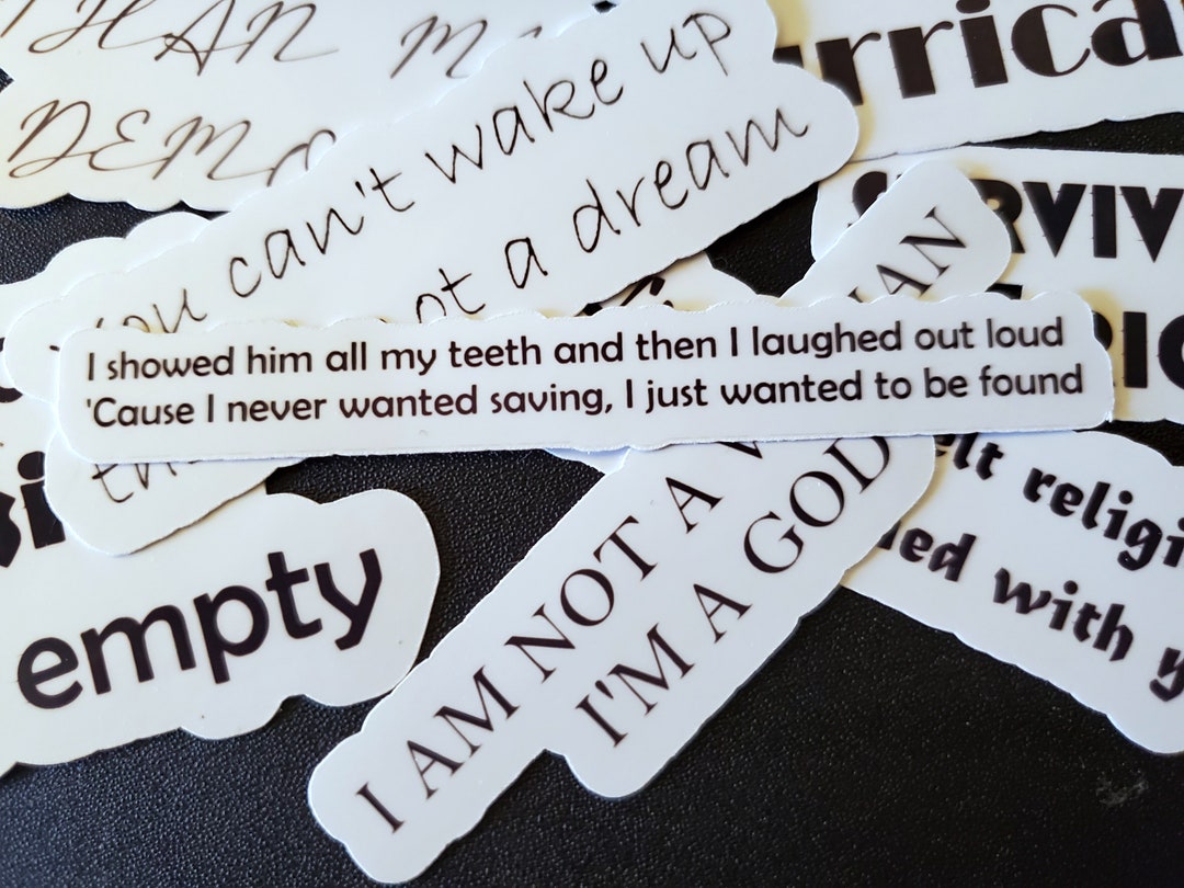 Halsey Lighthouse Lyrics Sticker Etsy