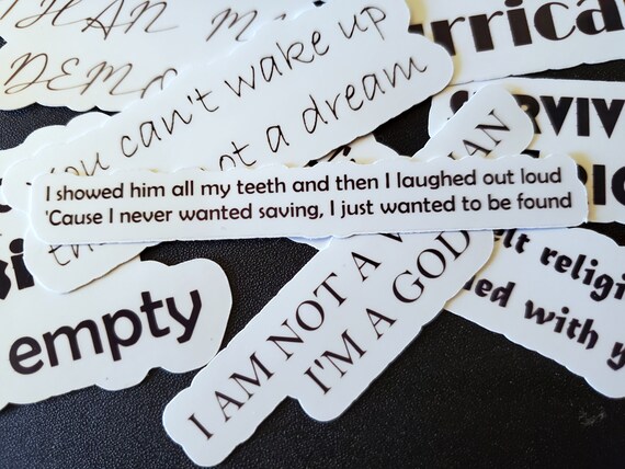 Halsey Lighthouse Lyrics Sticker Etsy