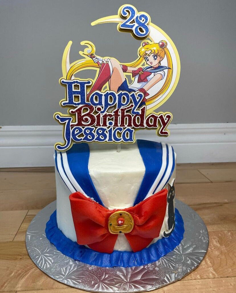 Glitter Force Anime Image Edible Cake Topper Frosting Sheet