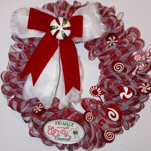 Kringle candy wreath