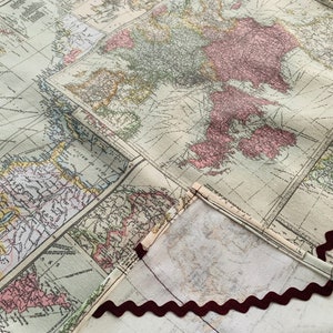 La grande serviette - Atlas Pattern