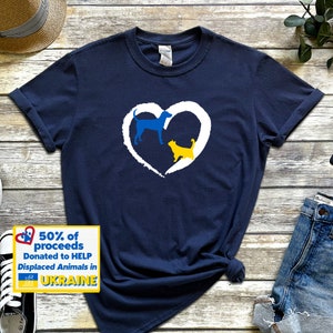 Support Ukraine Charity Shirt for Animals Save Ukraine Animals shirt Paws for Ukraine Help for Ukraine Stand with Ukraine Charity Tee