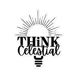 Think Celestial Bubble-free stickers