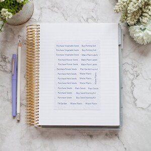 Spring Gardening Planner Stickers
