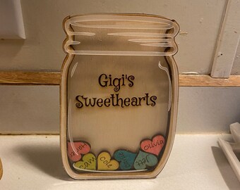 Grandma’s Sweethearts | VALENTINE TRAY DECOR| Sweetheart| Grandma's Sweethearts| Mother's Day Gift | Free Shipping