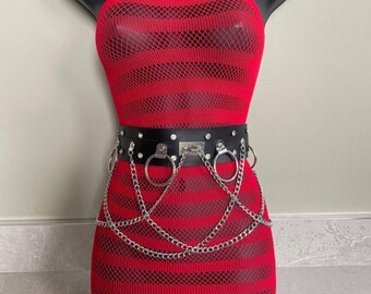 Red fishnet dress, mesh dress, fishnet dress, festival dress, red festival dress, rave outfit, festival outfit, womens dress, sheer dress