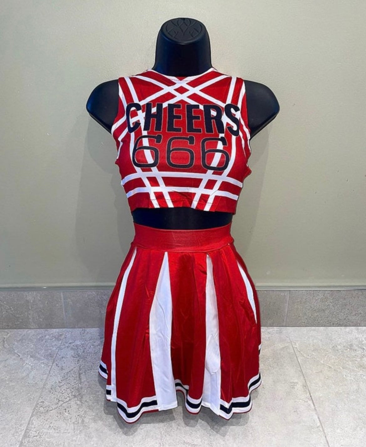 Dallas cowboy cheerleader shop costume with skirt