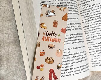 Autumn Bookmark Seasonal Bookmark Reader Gift