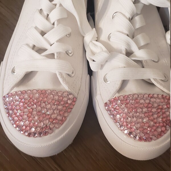 bedazzled tennis shoes