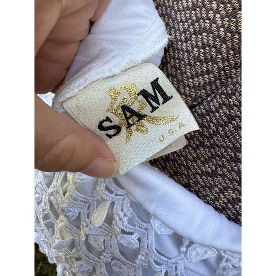 Vintage Sam Women's Layered White Maxi Skirt Size… - image 5