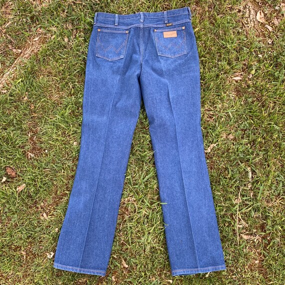 starched wrangler jeans