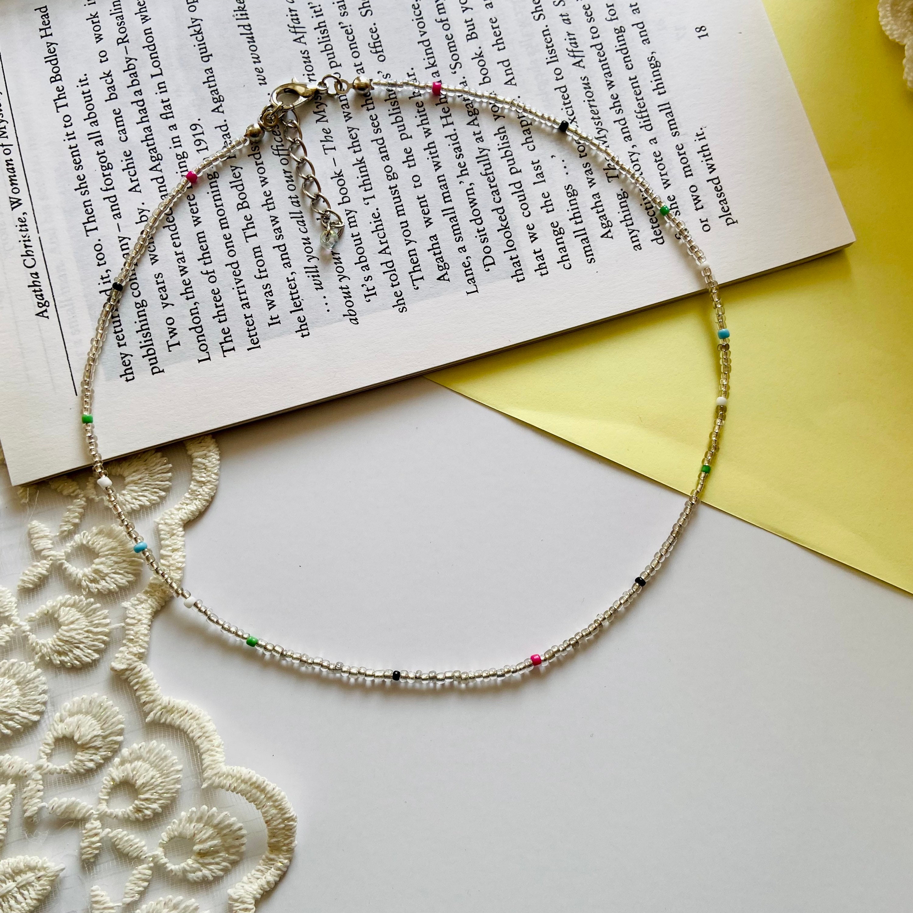 Buy Beaded Necklace Choker Stray Kids Hyunjin Inspired Necklace