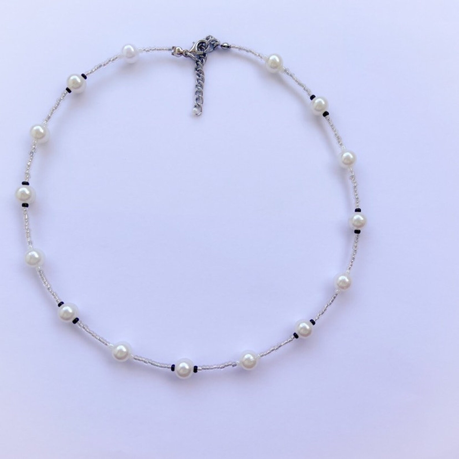 Stray Kids Hyunjin Inspired Choker / Pearls and Transparent - Etsy