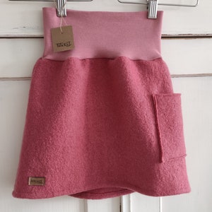 Walk skirt, children's skirt, girls' skirt, winter skirt, wool skirt available in sizes 92 - 116, wool, walk, virgin wool, 4 colors to choose from