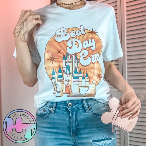 Best Day Ever Tee Shirt || Disney Shirt || WDW Tee || Vacay Shirt || Disney Castle Shirt || Retro Disney Tee Shirt