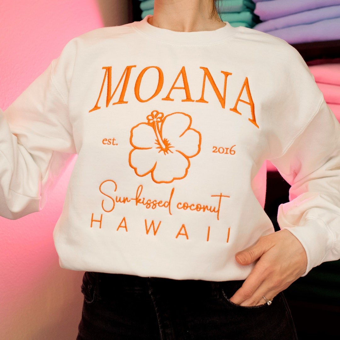 Moana Embroidery Moana Pullover Moana Sweatshirt Magic - Etsy