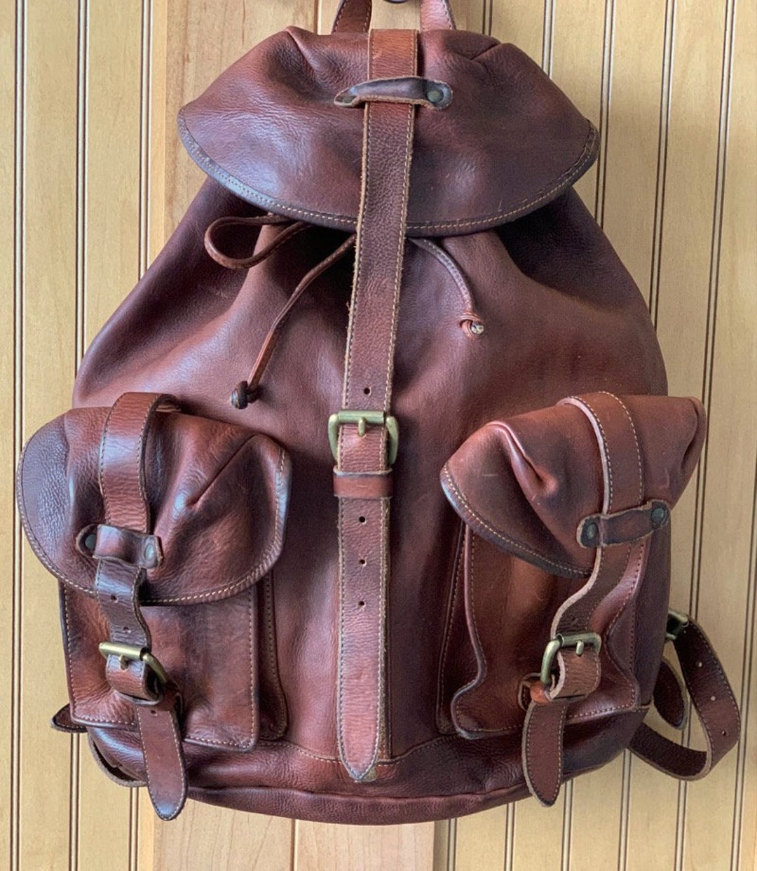 Authentic RR Razor Leather Backpack by Ralph Lauren - Etsy Authentic RR Razor Leather Backpack by Ralph Lauren - Etsy