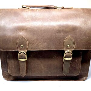 Hand Crafted Leather Messenger Bag