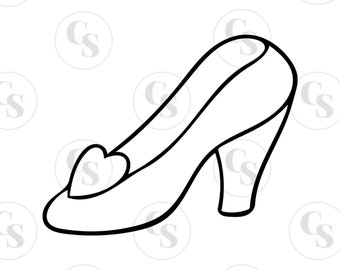 Glass Slipper SVG