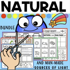 Natural vs Human-made Nature vs Man-made Picture Sort