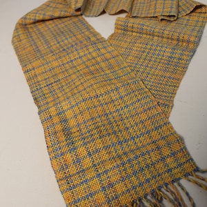 Handwoven Non-Itchy Soy Bean Fibre Sunflowers Scarf