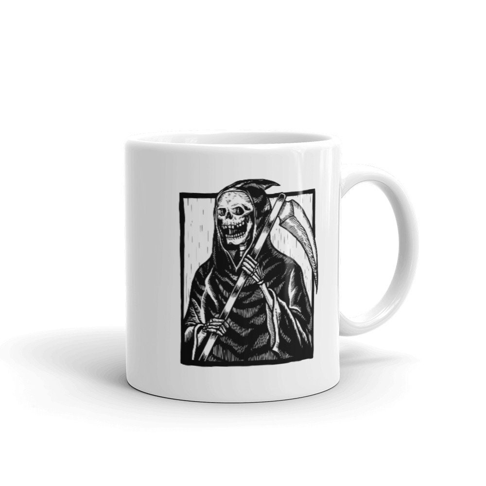 Gym Reaper, Fitness Grim Reaper Training Coffee Mug by Anziehend