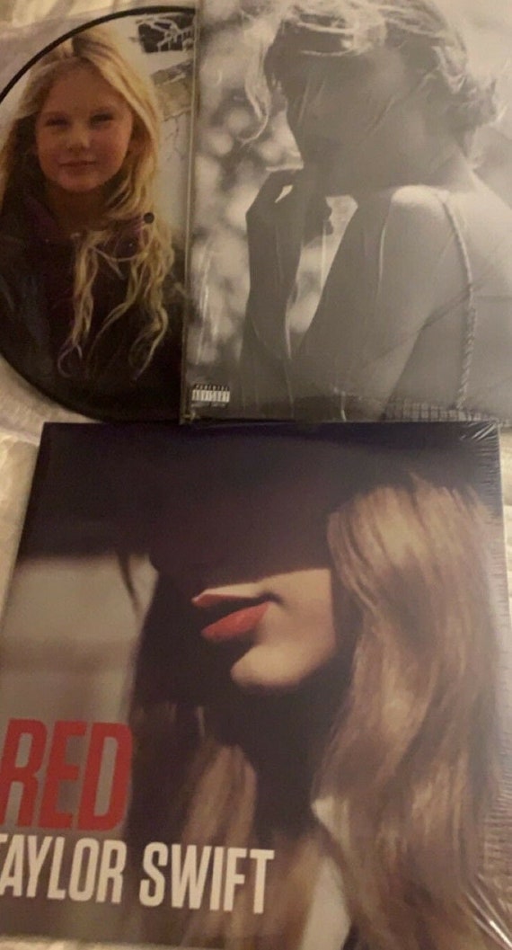 Taylor Swift 3 Album Vinyl Bundle Christmas Tree Farm RED Etsy