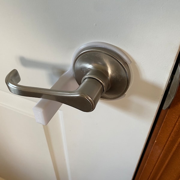 Pet Proof Door Lever Lock - No Adhesive  Child Proof Door Lever Lock