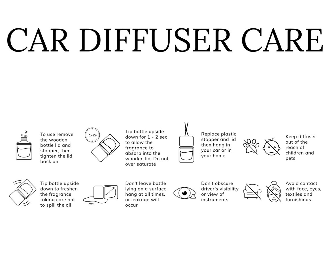 Car Diffuser Hanging Car Diffuser Car Freshener Car Etsy